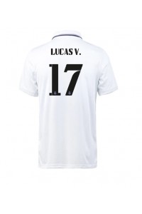 Real Madrid Lucas Vazquez #17 Voetbaltruitje Thuis tenue 2022-23 Korte Mouw